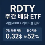 RDTY 배당금 5천만원 투자하면 얼마 받을까? RDTY 배당금 5천만원 투자하면 얼마 받을까?